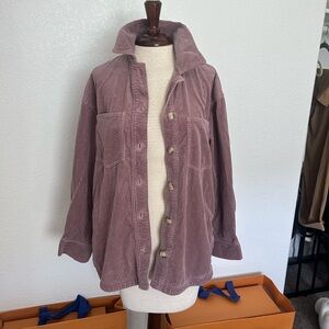 Madewell Women's Corduroy Jacket in Mauve